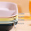9x9 Inch Square Divided Dinner Plate, PP, 3-Compartment 5