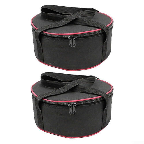 Camping Plate Storage Bag with Thick Material, Stackable Design for Outdoor Dining Organisation