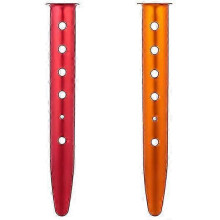 Estacas de aleación de aluminio para tiendas de campaña, 31 cm, forma de U, para arena y suelo.