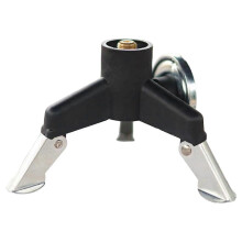 Camping Gas Stove Adapter Connector with Portable Folding Tripod Stand for Outdoor Cooking