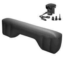 Materassino gonfiabile per auto con pompa, ideale per riempire lo spazio tra i sedili posteriori, perfetto per viaggi e campeggio.