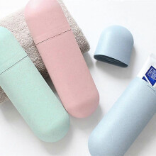 Portable Travel Toothpaste Capsule Box for Bathroom Safety & Outdoor Camping, 6.3x3.3x21cm