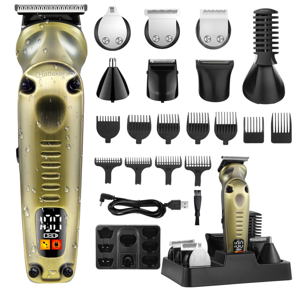 Hatteker Multi-Function Hair Clipper Shaver Hair Styling Nose Hair Trimmer Set