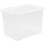 Wham Wham 4 Pack, 80 Litre Storage Boxes, Clear 1