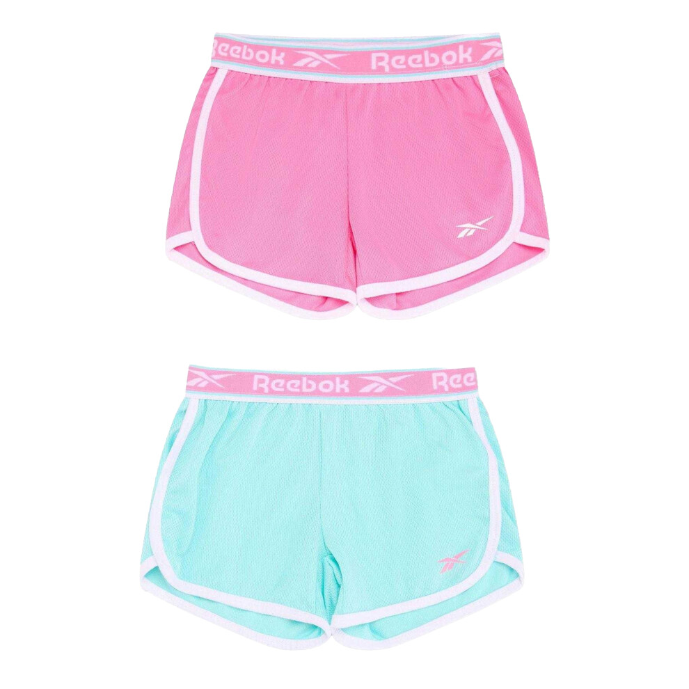 Reebok Girls Running Shorts (Pack Of 2) Blue