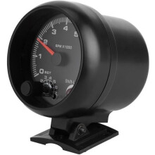 Tbest 3,75 tuuman 12 V:n auton kierroslukumittari 0–8000 rpm osoitin kierroslukumittari valolla
