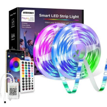 20M Bluetooth LED-nauha, 24V RGB LED-nauha - ABURNUDREY - LED makuuhuoneeseen - Sisäkäyttöön - Skandinaaviseen - Moderniin