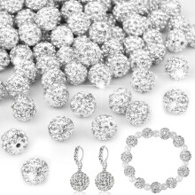 Rhinestone Beads 10mm 150 Pieces