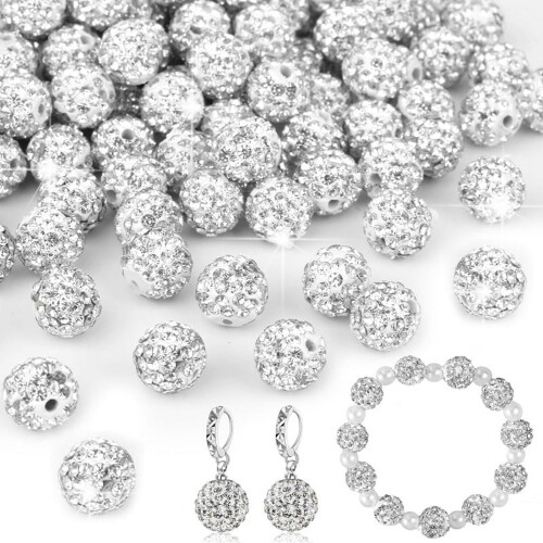 Rhinestone Beads 10mm 150 Pieces