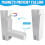 Rectangular Rainwater Collector Set3-4Inch 1