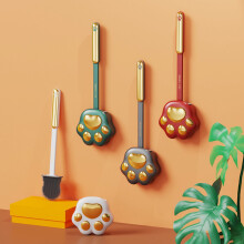 Toilet Brush with Soft Dense Bristles, Long Handle,