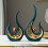 Ceramic Statue Ornament Abstract Art Figurine 2 pcs 1