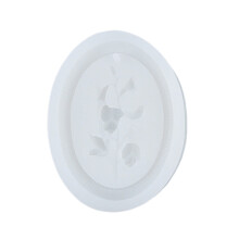 Molde de silicone com estampa de tulipa, sino, orquídea e borboleta (3 peças)