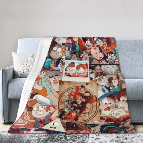 Couverture polaire Gravity Falls 152 x 127 cm