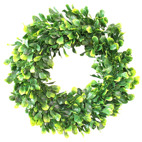 Fehér Lysimachia műkoszorú 40cm