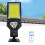 Solcellsgatubelysning med rörelsesensor, IP65, svart, utomhus 1