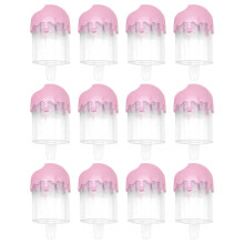 Flybaeast candy storage box plastic 12 pcs pink
