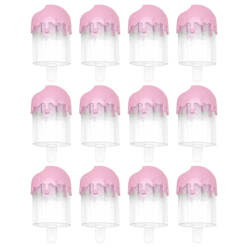 Flybaeast candy storage box plastic 12 pcs pink
