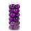 Christmas tree ball ornament purple 80mm 1