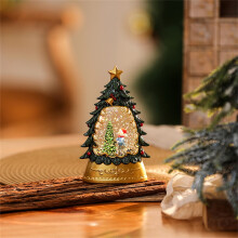 Lanterne boule à neige LED bonhomme de neige, décoration de Noël