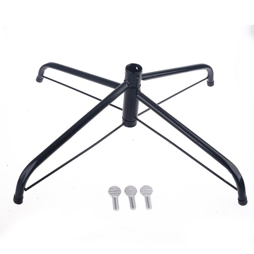 Support de sapin de Noël en métal avec vis moletée – 30–50 cm