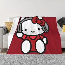 Couverture en flanelle Hello Kitty 40 x 30 pouces