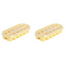 Eiswürfelform aus Polypropylen mit Deckel – 12 Würfel, stapelbar, lebensmittelecht