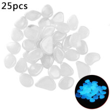 Glow-in-the-Dark Garden Stones 25 pcs