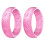 Alliance en silicone rose, largeur 5,7 mm, taille 9x2 1