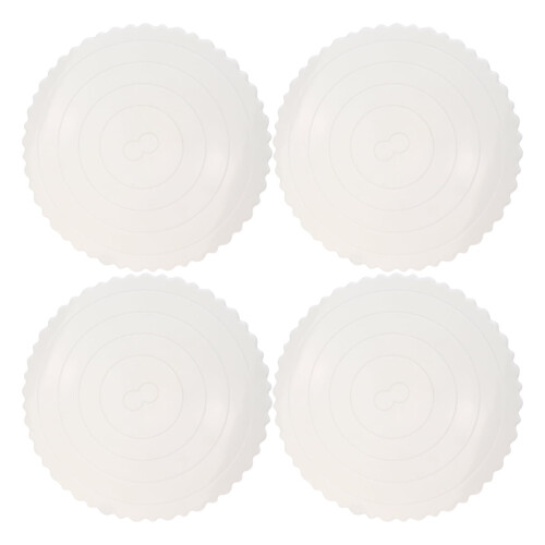 4-pak 8 tommer genanvendelige plastikkagebakker