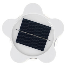 Applique murale solaire LED blanche pour extérieur