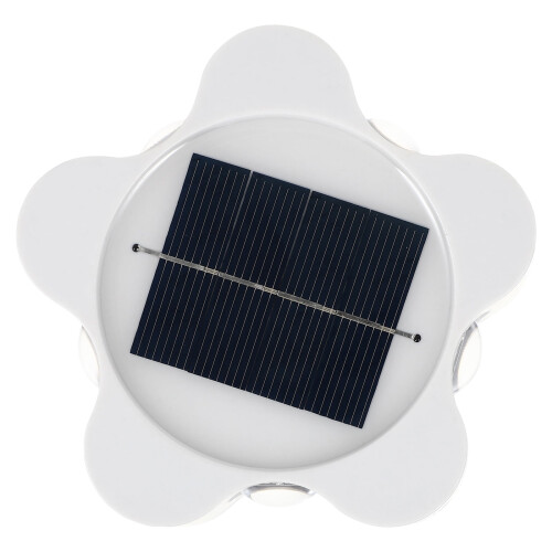 Applique murale solaire LED blanche pour extérieur