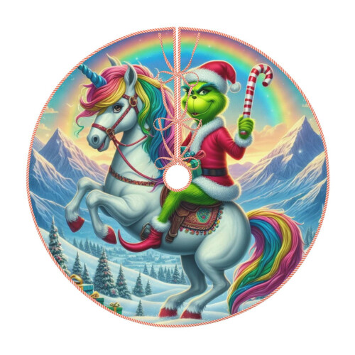 Grinchen Juletreskjørt 86 cm Myk Polyester