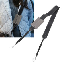 BESTLIFE PU-nahkainen kameran kaulahihna - musta - mukava ja ergonominen