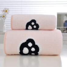 Ensemble de serviettes de bain en polaire corail – 70 x 140 cm + 35 x 75 cm