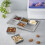 Livrdious snack and fruit tray 6-slot plastic organizer 1