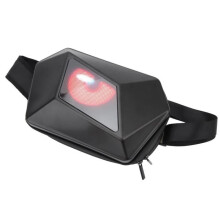 LED-reppu - DILWE - Mukautettava näyttö - Vedenpitävä - Säädettävä hihna - 5V USB