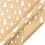 Retro Brown Snowflake Christmas Wrapping Paper 1 Roll 1