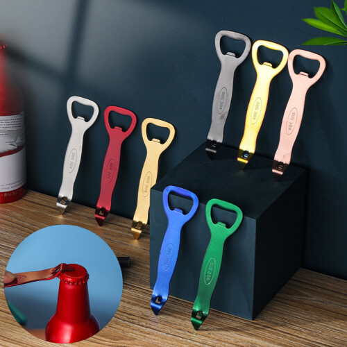 Ouvre-bouteille portable en acier inoxydable (1 pièce)