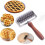 Baking Lattice Roller Cutter Stainless Steel Wood Handle 1