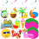 Summer party decorations hanging swirls 10 pcs 1