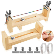 Kit de gabarit pour bracelet en paracorde, en bois, ajustable en forme de U, avec 2