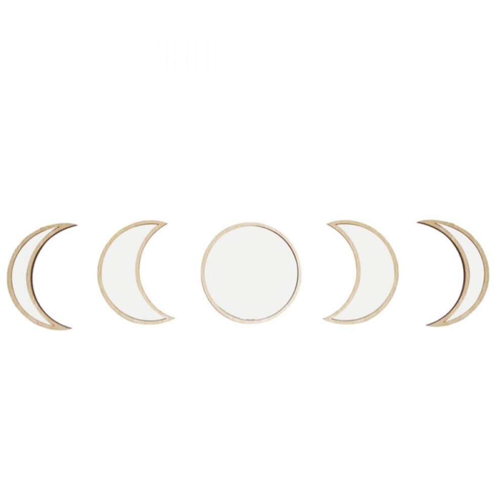 Bohemian Acrylic Moon Phase Mirror Wall Sticker 1 Piece 928028850097