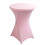 Polyester stretch round tablecloth pink 60110 cm 1 piece 1
