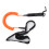 10ft Orange Surf Leash TPU Heliciform 1