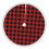 Christmas tree skirt plaid 36 inch 1
