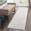 Haperlare shag runner rug 2 ft x 6 ft white 1