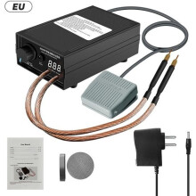 Pistehitsauskone - PRUMYA - 8000W - Säädettävä virta 0-1200A - 9600mAh akku - Kannettava