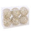 Christmas Tree Ball Ornaments Gold Hollow 6 pcs 1