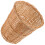 Woven Wicker Trash Basket – Light Yellow, 28.5 x 26 cm 1